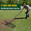 Jardineer Lawn Leveling Rake 36 Inches, Yard Leveling Rake for