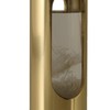 E.S.Soerensen Storm Glass Barometer, Polished Brass, Storm Glass with Wall