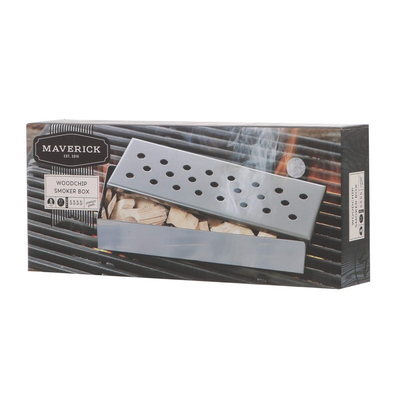 MAVERICK D5555 Woodchip Smoker Box, Stainless Steel