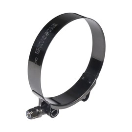 Kyostar 3.25" T-Bolt Hose Clamp Adjustable Stainless Steel Titanium Black Clamp Diameter Ranger for 3.25 inch（84-92mm）