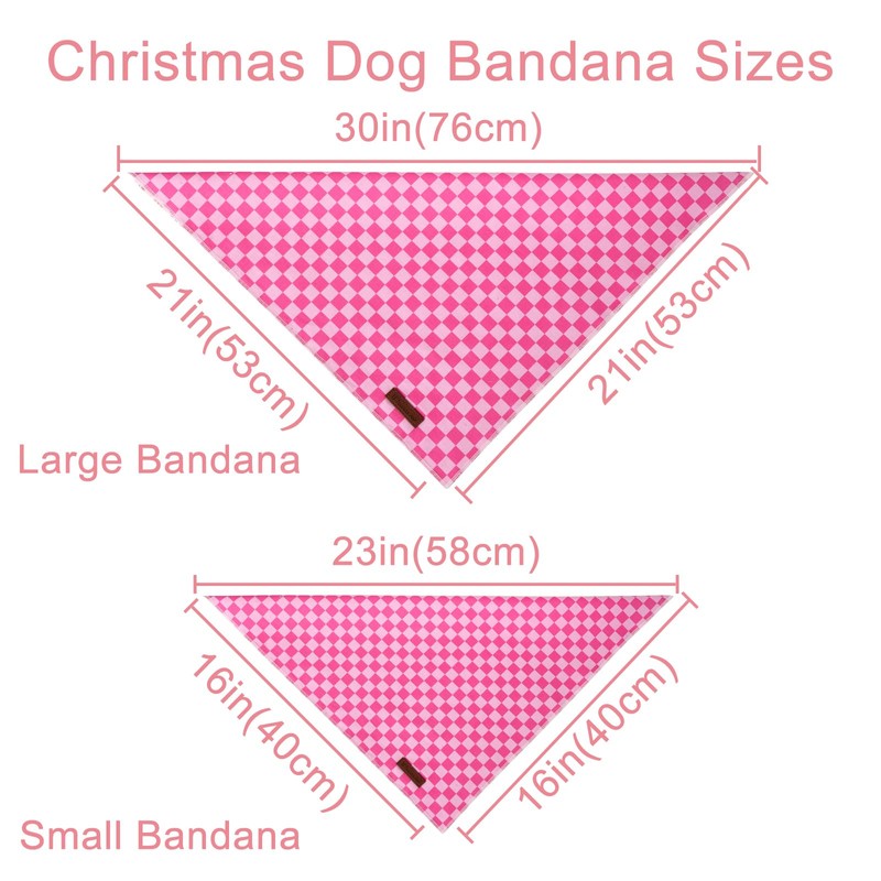 Summer Dog Bandana, UP URARA PUP Pink Bandana for Small