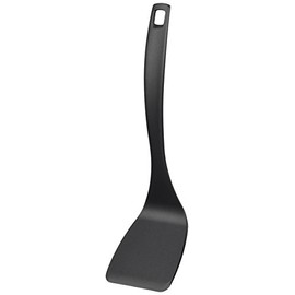 Suncraft Mini Turner Spatula, Fiberglass Reinforced Nylon, Dishwasher Safe, Black GF-14B