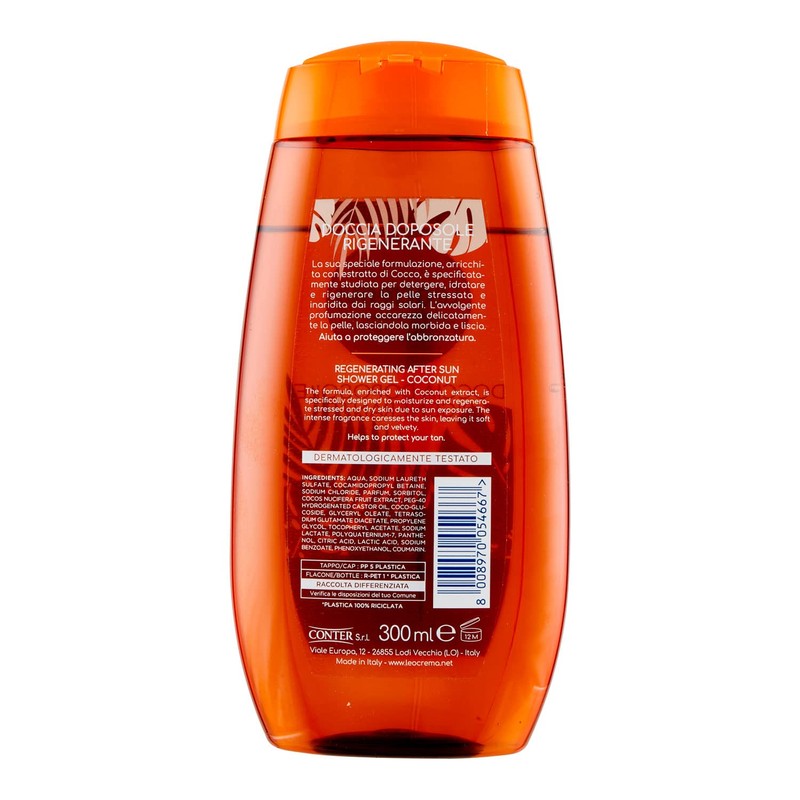 Leocrema Solar Shower After Sunbathing Regenerating Coconut 300ml