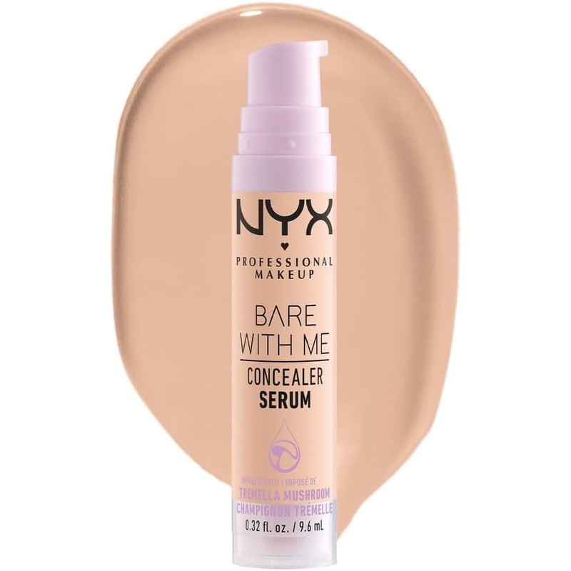 NYX Professional Makeup Bare With Me Concealer Serum,suero corrector ligero