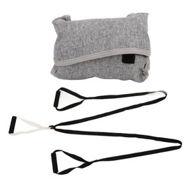 Suspension Trainer Door Attachment Fitness Stretcher Strap Anti Slip Adjustable Door Flexibility Trainer for Home Black