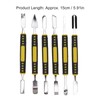 Yuecoom 6pcs Professional Electronics Opening Lever Tool Repair Kit Spudger