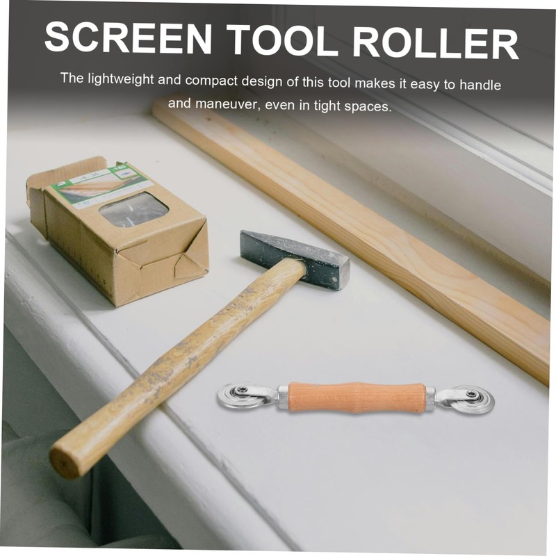 jojofuny Window Screen Roller Screen Repair Tool Mesh Window Screen