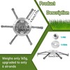 6 Inch Steel Wire Rotary Heavy Duty Weed Brush Cutter