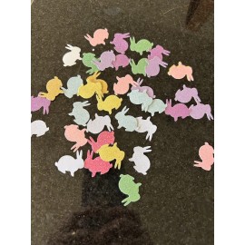 Martha Stewart 40 Martha Stewart Easter Bunny Rabbit  Punches Glitter Punchies New Die Cuts