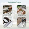 Carlo Schdoo Premium Leaf Guards for Gutters, Heavy Duty Gutter