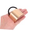 Mikinona Fashion Alloy Metal Hair Ties Stretchy Ponytail Holders for