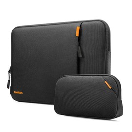 tomtoc 360 Protective Laptop Sleeve Set for 16-inch MacBook Pro M4/M3/M2/M1 Pro/Max A3403 A3186 A2991 A2780 A2485 2024-2019, Dell XPS 16 Plus Laptop, Water-Resistant MacBook Case with Accessory Pouch