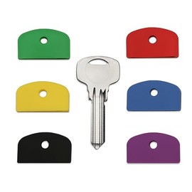Set of 12 (2 of Each) Coloured Large Square Headed Identifying Key caps for Yale Keys …