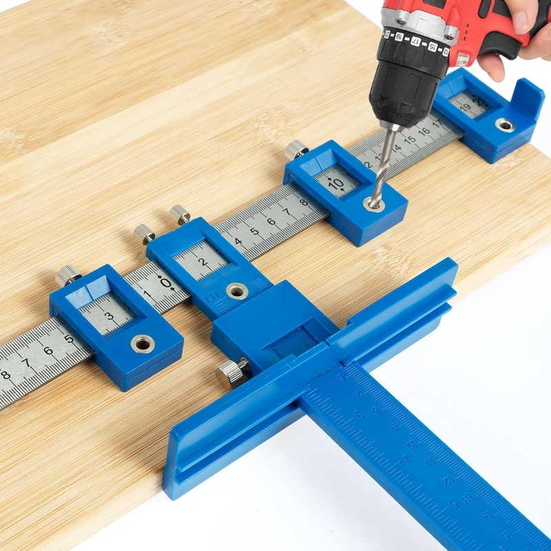 Cabinet Hardware Jig - Precision Drilling Guide Tool for Cabinet