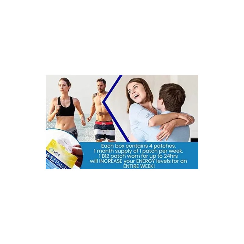 Vita Sciences Parche Vitamina B12 Alta Potencia 1000mcg