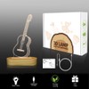 Guitar 3D Illusion Optical Night Light LED Bedside Table Lamp