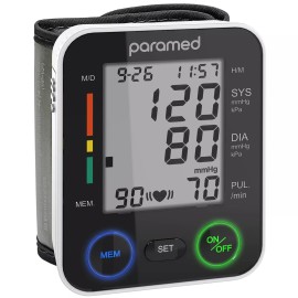 PARAMED Automatic Wrist Blood Pressure Monitor: Blood-Pressure Kit of Bp Cuff...