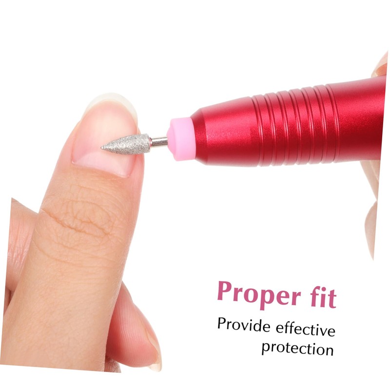 PACKOVE 10pcs Nail Art Tools Dust Covers for Nail Polishing