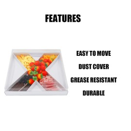 12" Fillable Cardboard Letter Shaped Box Clear Cover Candy Charcuterie Willow Packaging (X)