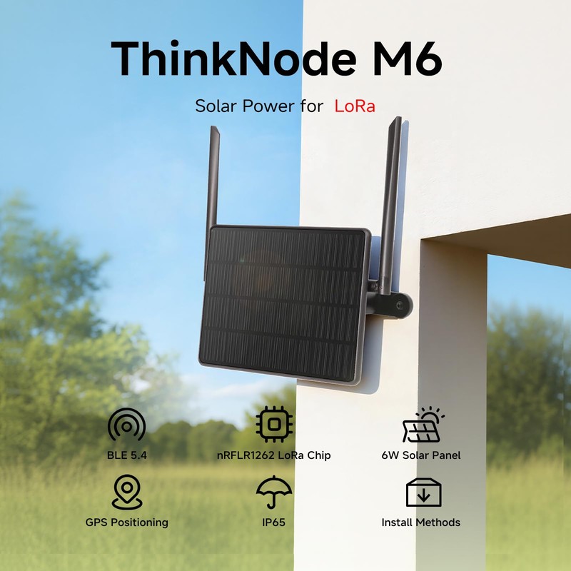 Meshnology ThinkNode M6 Repeater for LoRa Meshtastic, with GPS nRF52840