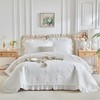 Ruffles Quilt Set Queen Size 96 * 96in - 3