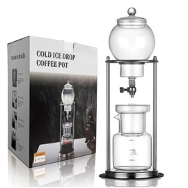 HANWUDI Ice Drip Coffee Maker - 20oz Coffee Pot, Suitable For Home And Office