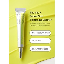 celimax The Vita A Retinal Shot Tightening Booster (Duo Set 15mlx2) | 0.1% Retinal, 3% Matryxyl, High-Strength Retinoid for Anti-Aging, Pore Minimizer, Wrinkles & Fine Lines, Firmer Skin, Mothers Day
