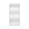 Furinno Luder 3-Tier Open Shelf Bookcase, White