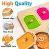 SYHLN Animal Peg Puzzles Wooden Toys for 1 2 Year