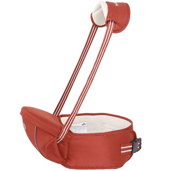 Ergonomic Hipseat Baby Carrier with Shoulder Strap, Waist Stool Seat
