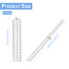 2 Pcs 30cm Geometric Folding Ruler School Stationery Folding Ruler