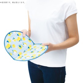 Livheart 94016-08 Folding Cool Gel Sheet, For Outings, Cool Flowers, Total Length: Approx. 13.8 inches (35 cm), Portable, Cooling, Main Unit: W 9.8 x H 13.8 inches (25 x 35 cm), Exterior: W 7.9 x D 13.0 x H 0.4 inches (20
