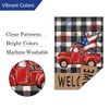 Louise Maelys 4th of July Garden Flag 12x18 Double Sided,