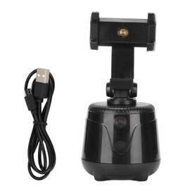 360 Tracking Phone Holder Face Tracking 360 Degrees Rotation AI Composition 360 Selfie Stand for Selfie