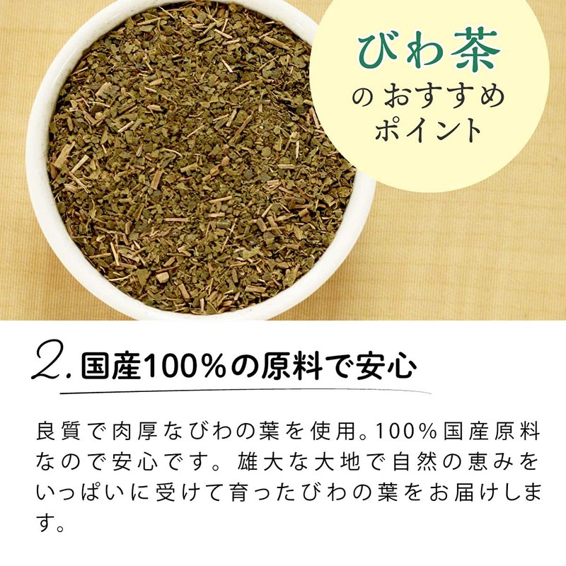 Chatsumi no Sato Domestic Biwa Tea Bag 0.1 oz (3