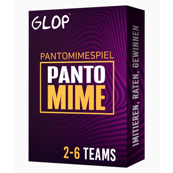 Glop Pantomime, Pantomime Spiel, Brettspiele für Kinder ab 8 Jahren