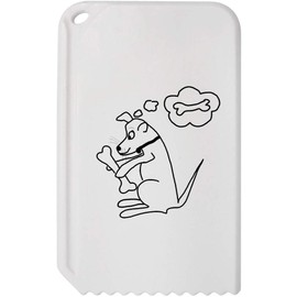 Azeeda 'Dog Obsessed With Bones' Plastic Ice Scraper (IC00036681)