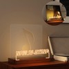 YuanDian Now Playing Record Stand Record Display Wooden Acrylic LED