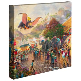 Thomas Kinkade Studios Dumbo 14 x 14 Gallery Wrapped Canvas