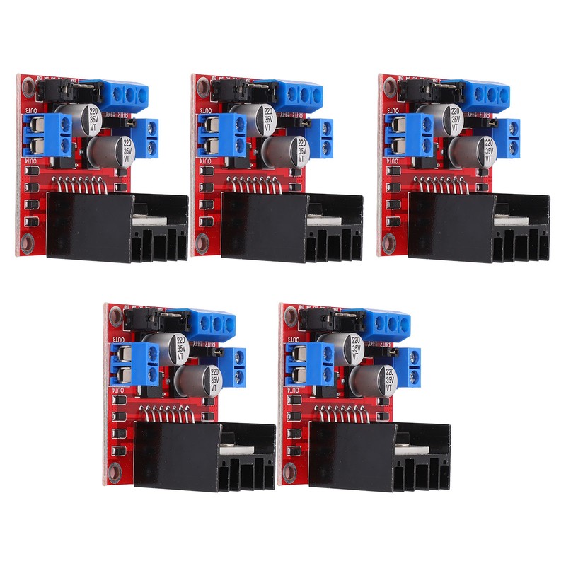 5Pcs Motor Driver Module Drive Controller Dual H Bridge Board