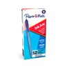 PAPER MATE - InkJoy 100RT Bolígrafos de punta retráctil, punta mediana, Retráctil, Azul, Paquete de 12 unidades