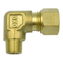 Flowbar RLO-0210 1/4x10mm Single End Elbow Ring Joint for Copper Tubing