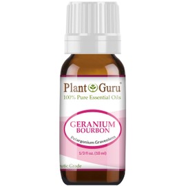 Geranium Bourbon Essential Oil 10 ml 100% Pure Undiluted Therapeutic Grade.