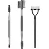 3 Pcs Eyebrow Brush Eyelash Separator Brow Comb & Lash