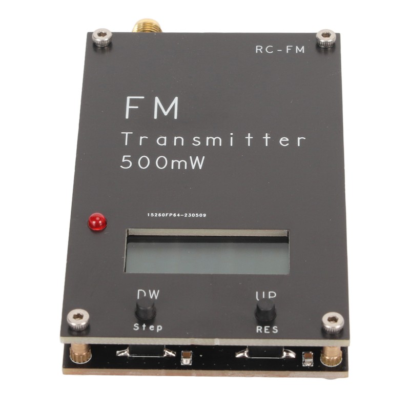 500mW FM Transmitter with LCD Screen 2000M 500mW 88‑108MHz FM