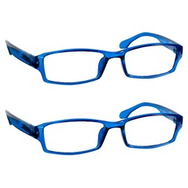 TruVision Readers Reading Glasses - 9501HP -2 pk -Blue +200