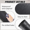Yaocom 1 Pcs 6" Single Wall Stove Pipe 16" to
