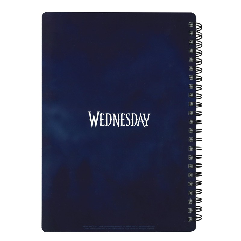 SD TOYS - Wednesday 3D Rain Effect Notebook