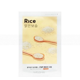 Airy Close-Fitting Sheet Mask Pack Rice / 에어리 밀착 시트 마스크팩 쌀