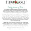 Herb Lore Organic Pregnancy Tea - 65 Servings Loose Leaf